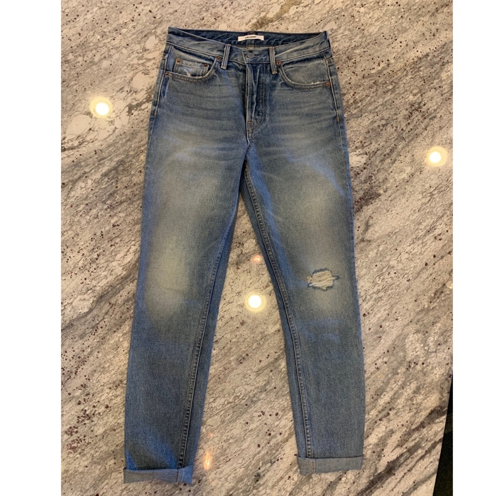 GRLFRND Karolina high rise denim jeans